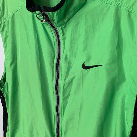 ✔︎ Nike Vintage 90s Lime Green Vest - Picture 4 of 7